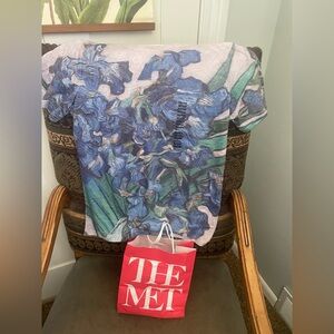 Van Gogh Irises Ladies Floral Graphic T-Shirt from The MET gift shop NYC